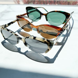 New Fenna&Fei Sunglasses The Butterfly Collection Italian Acetate Polarized 100% UV Protection image 4