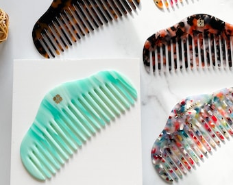 RuYi Hair Comb | Italian Resin Cellulose Acetate