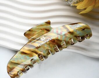 XL Italian Acetate Hair Claw Clip | Fools Gold
