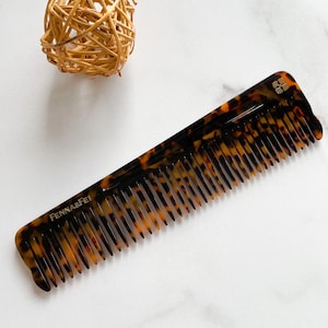 Eternal Comb Collection | Mazzucchelli Italian Acetate Tortoise Shell Long Large Hair Comb