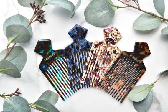 Cellulose Acetate Diamond Hair Pick