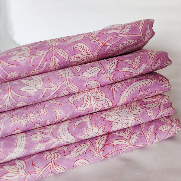 Quilted Indian Block Fabric Etsy