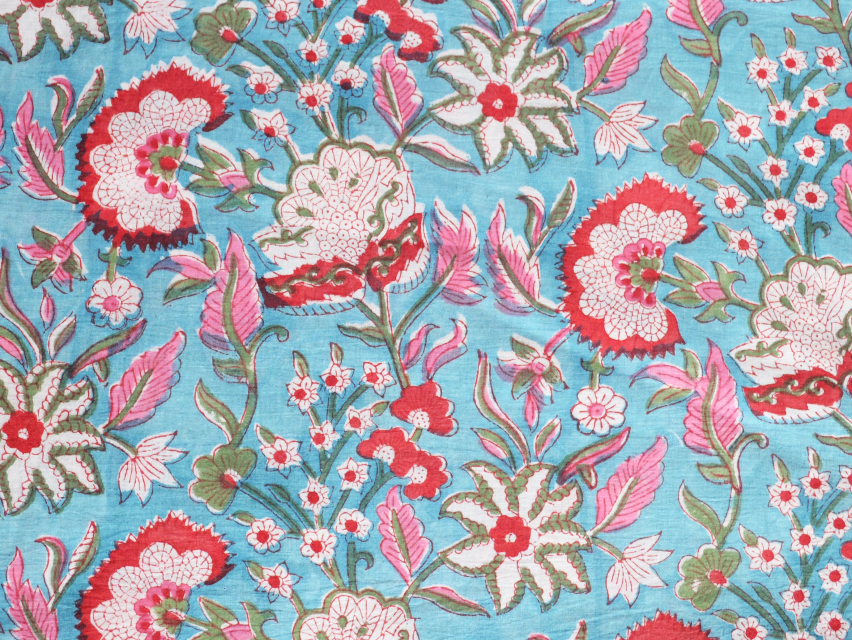 Sale by the Yard Fabric Block Print Cotton Fabric Women Etsy