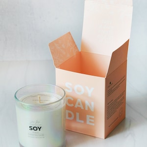 Hand Poured Natural Soy Candles, Aromatherapy Candles, 8oz Scented Soy Candles in the 10oz Iridescent Glass Jar