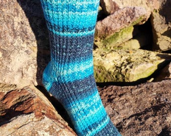 Strickanleitung Socken stricken, Deutsch