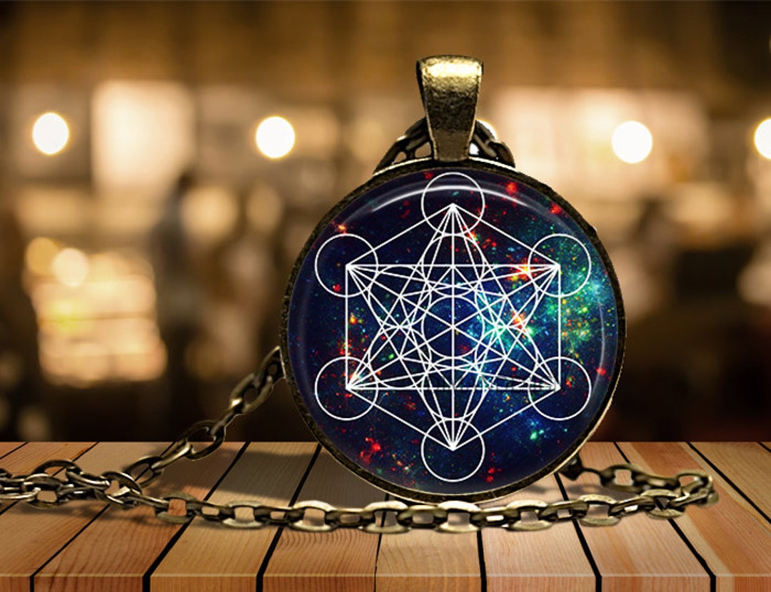 Metatrons Cube Sacred Geometry Geometric Pendant Metatrons - Etsy UK