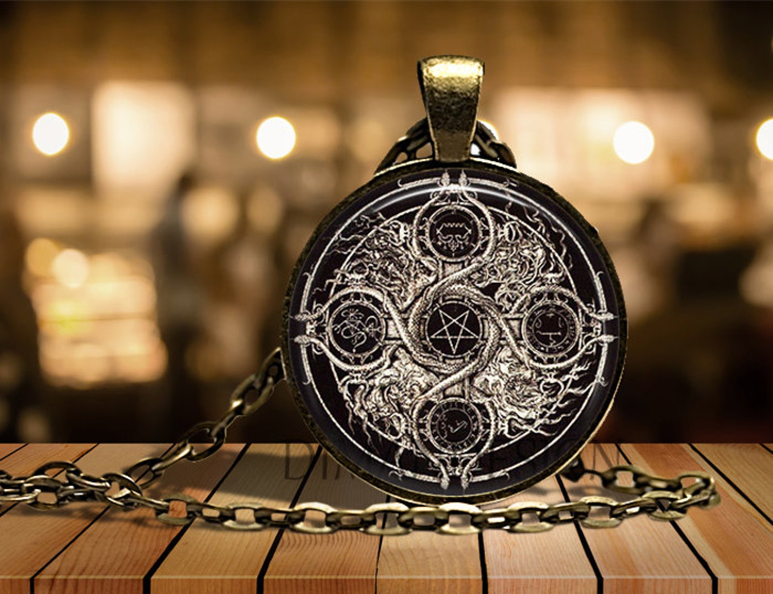 Alchemy Sigil Witchcraft Occult Pentagram Jewelry Alchemy | Etsy