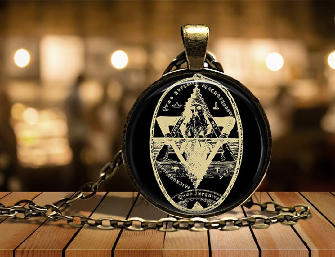 As Above so Below Occult Alchemy Magick Necklace Eliphas Levi - Etsy Ireland