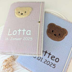 U-Heft-Hülle personalisiert aus Filz, U Heft