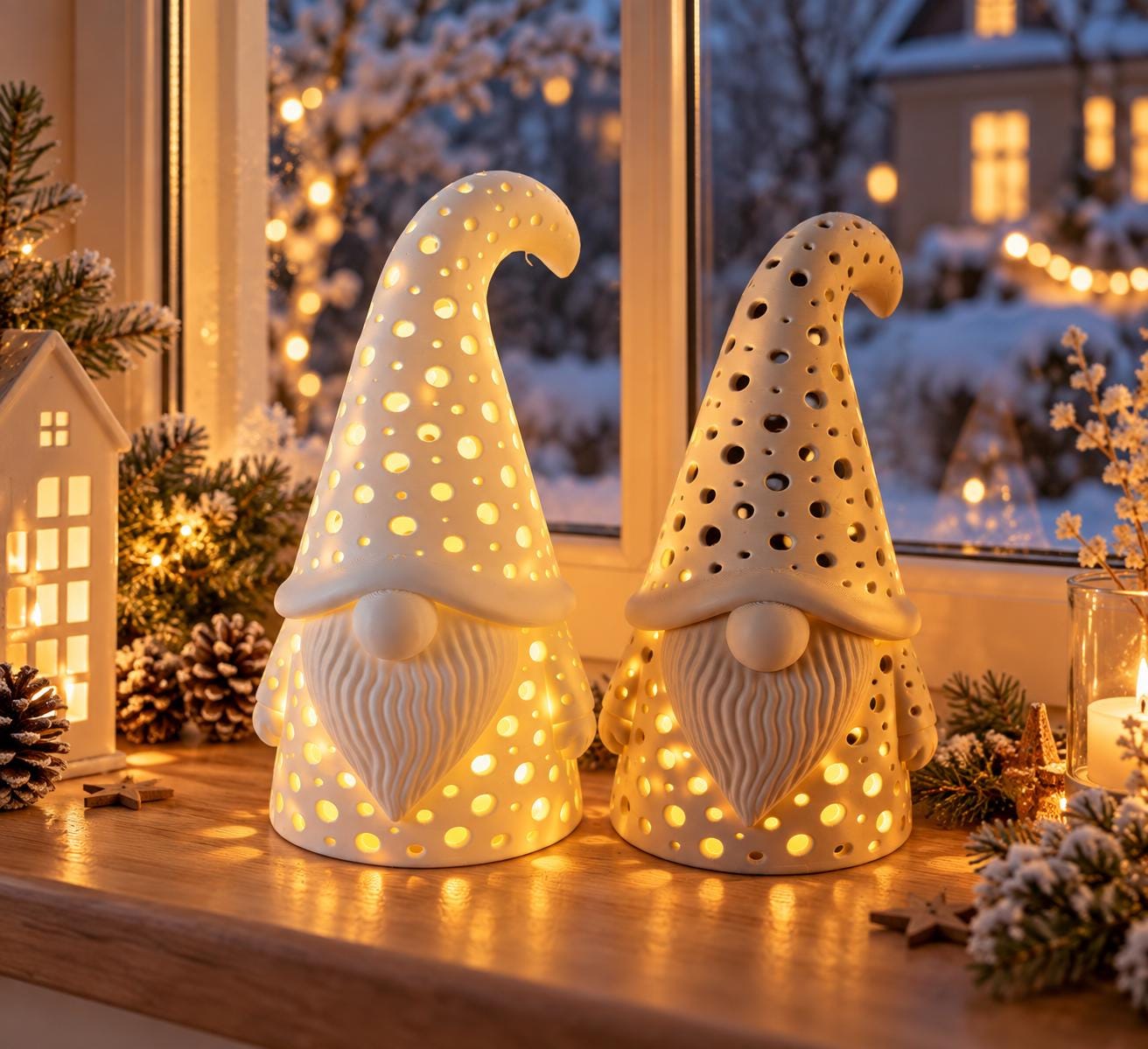 Amerikanische weihnachtsdeko