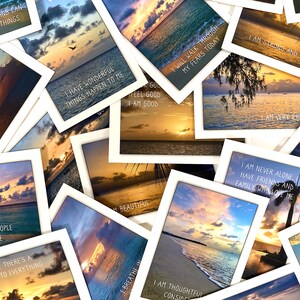Affirmatie kaarten (2) - Zonsondergangen