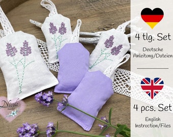 Duftsäckchen Lavendel - ITH-Stickdatei