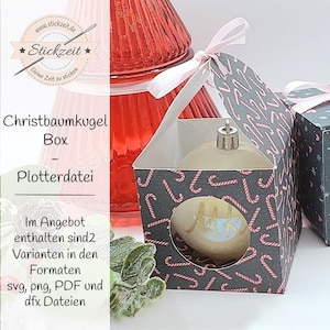 Christmas tree ball box - plotter file