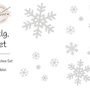 Snowflake Set - Full Embroidery File