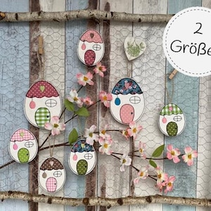 Egg House Pendant - ITH Embroidery File - 2-piece Set