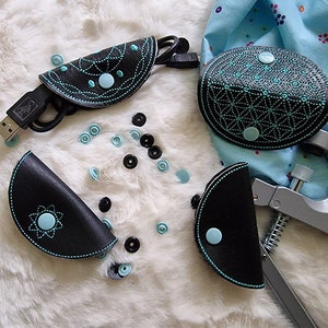 Cable Tie Mandala Round - ITH Embroidery File