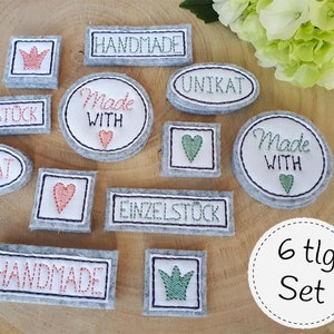 Label Handmade - ITH embroidery file
