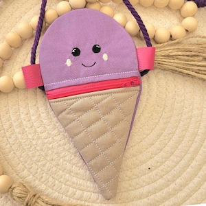 Sac à cornet de glace - Fichier de broderie ITH - 13x18