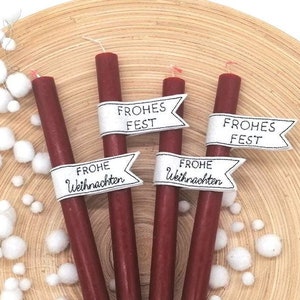 Candle Flags Christmas Set - ITH Embroidery File