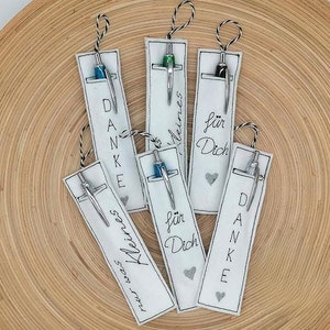 Ballpoint pen cover - ITH embroidery file