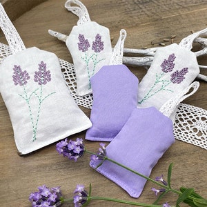 Lavender scented sachet - ITH embroidery file