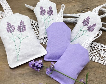Lavender scented sachet - ITH embroidery file