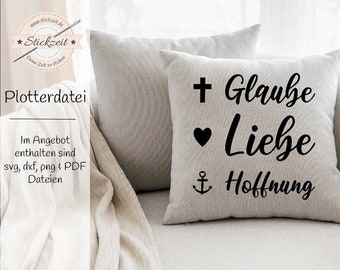 Glaube Liebe Hoffnung - Plotterdatei