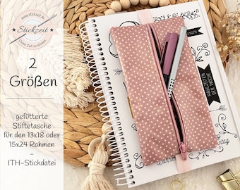 Trousse doublée - coffret épargne - fichier de broderie ITH