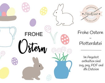 Frohe Ostern - Plotterdatei