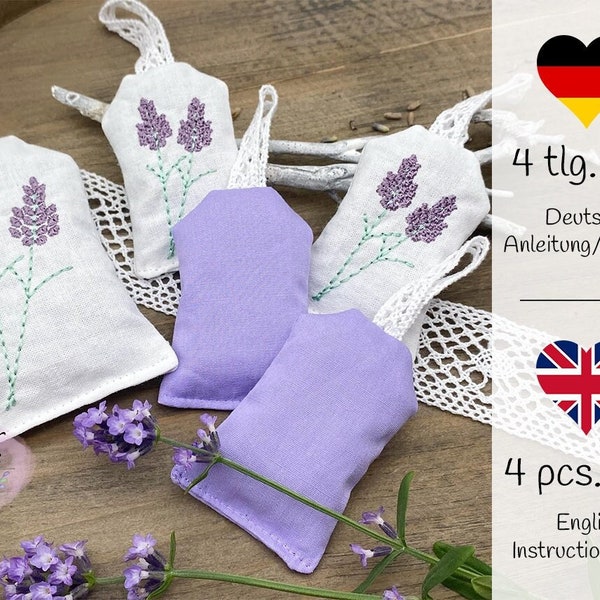 Duftsäckchen Lavendel - ITH-Stickdatei