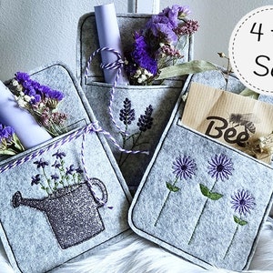 Seed bag covers GardenLove - ITH embroidery file