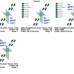 Du gehst mit Kreuze Gotteslobhülle Vollstick Bild 5
