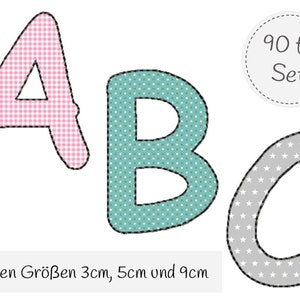 ensemble de fichiers de broderie alphabet doodle - applique
