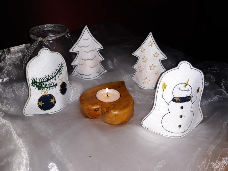 LED tealight cover 8 tlg. Bells