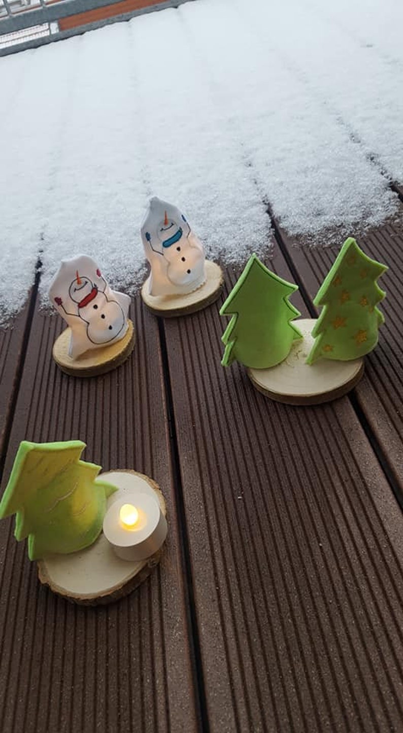 LED tealight cover 8 tlg. Bells