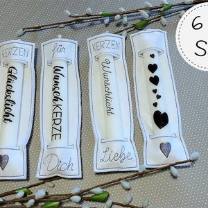 Candle Covers - CandleLOVE - ITH embroidery file