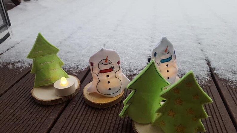 LED tealight cover 8 tlg. Bells