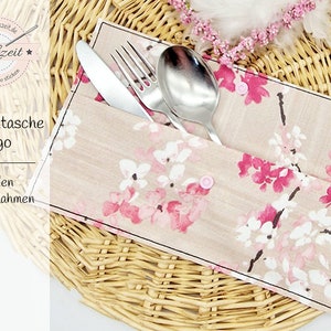 Cutlery bag to go - ITH embroidery file
