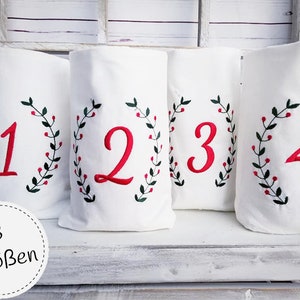 Advent Numbers ~ Mistletoe