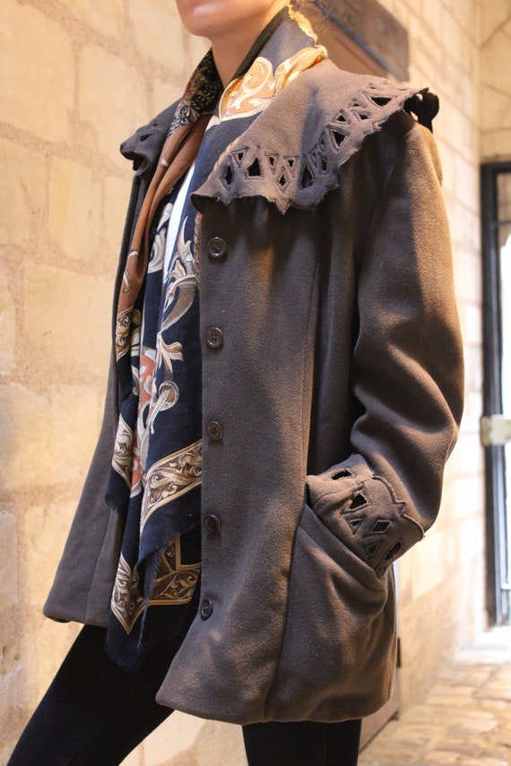 Manteau Cachemire Vintage 80