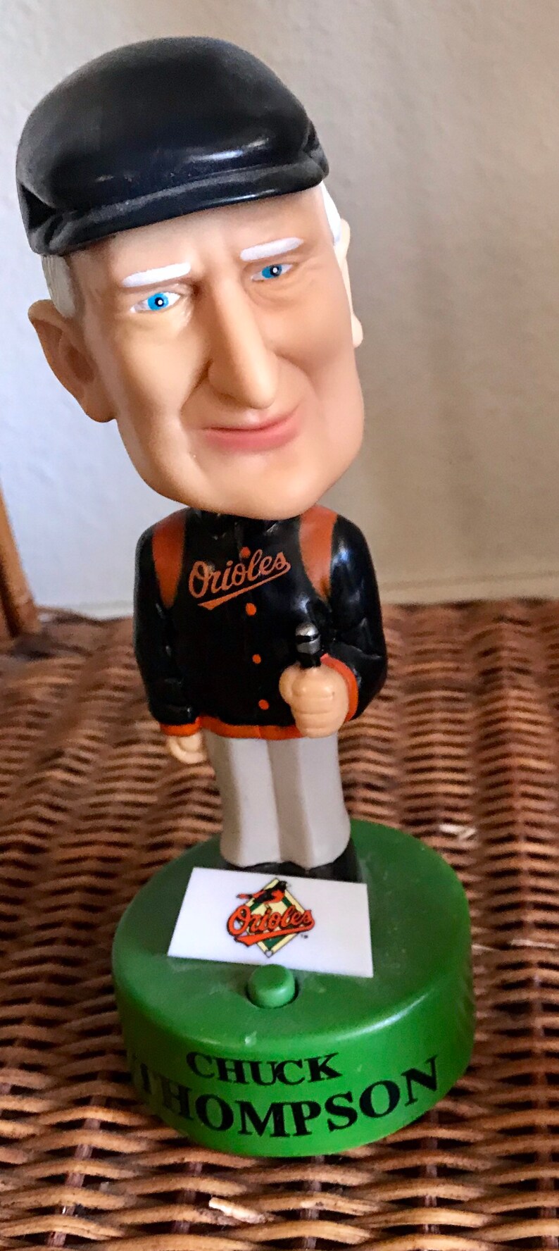 Rare Chuck Thompson Hall of Fame Baltimore Orioles Announcer Etsy