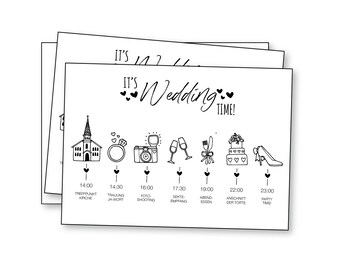 Zeitstrahl Hochzeit Etsy