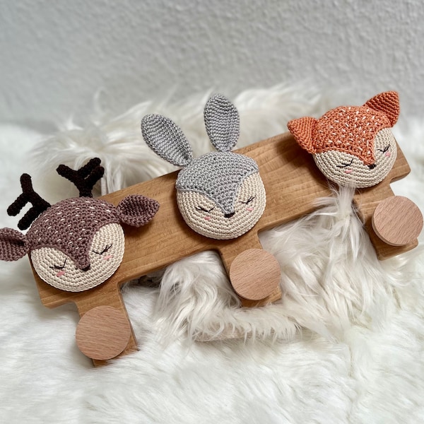 Children's wardrobe forest animals amigurumi