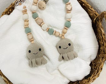 Set cadena para cochecito + remolque Maxi-Cosi tortuga