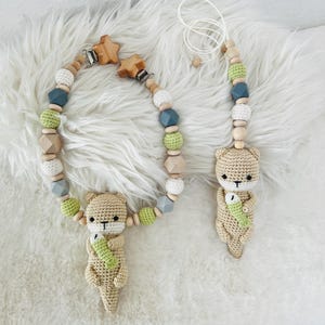 Set kinderwagenketting + Maxicosi hanger Otter