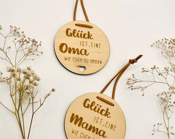 Mom I Grandma I Wooden Sign I Mother's Day I Decoration I Gift I Dried Flowers | Special gift I luck I wooden heart