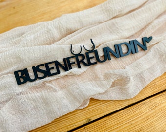 Busenfreundin | 3D Holzschriftzug | Schriftzug Holz | home decor I Freundin | Beste Freundin