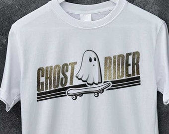 Plotterdatei "Ghostrider" by Thorsten Berger // Plotten / Halloween / Gespenst / Skateboard / Comic