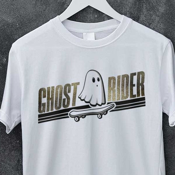 Plotter file "Ghostrider" by Thorsten Berger // Plotten / Halloween / Gespenst / Skateboard / Comic