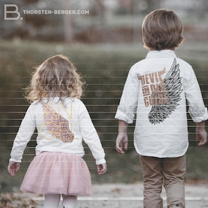 Plottermotief "Angel & Devil" van Thorsten Berger // Plotten / Statement / Belettering
